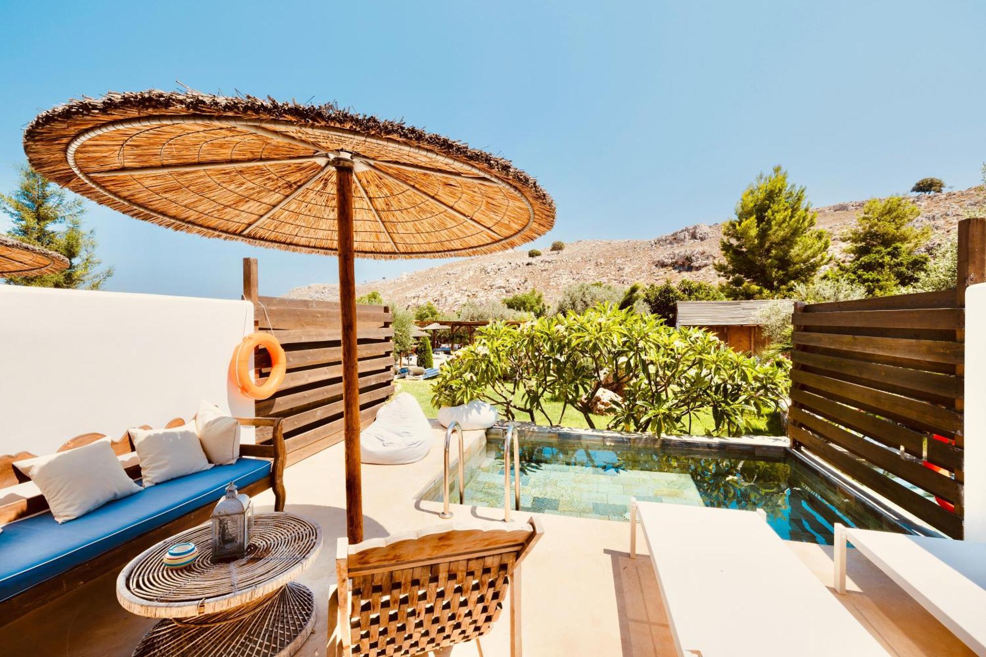Caesars Gardens Hotel & Spa - Adults Only ลินดอส ภายนอก รูปภาพ