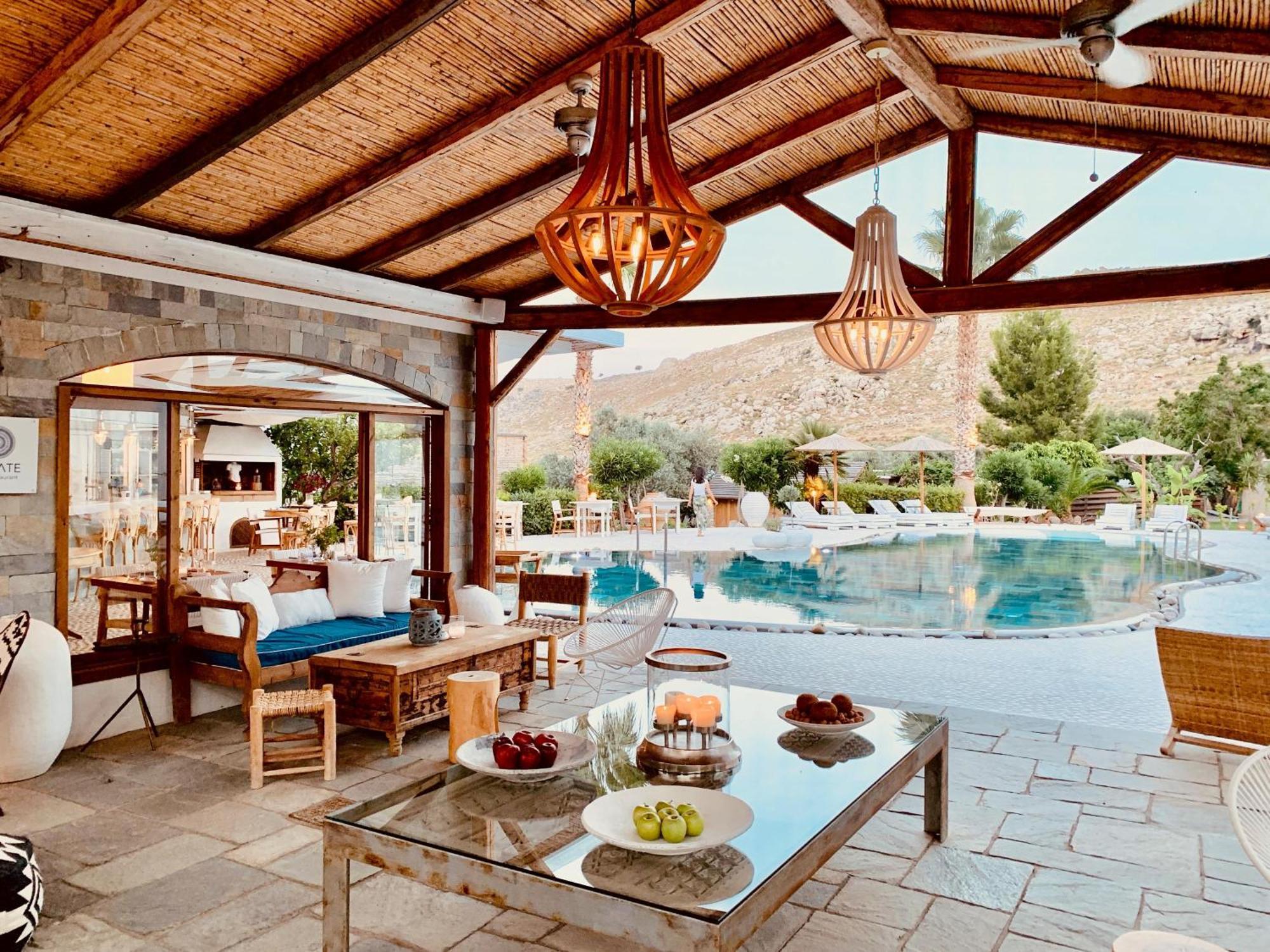Caesars Gardens Hotel & Spa - Adults Only ลินดอส ภายนอก รูปภาพ