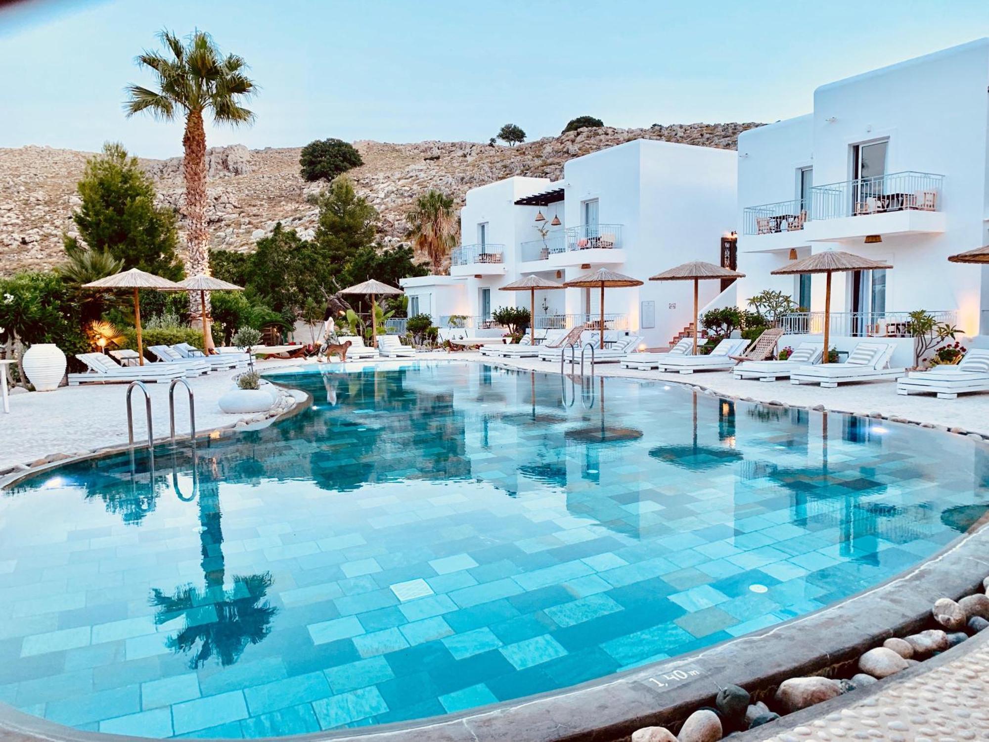 Caesars Gardens Hotel & Spa - Adults Only ลินดอส ภายนอก รูปภาพ