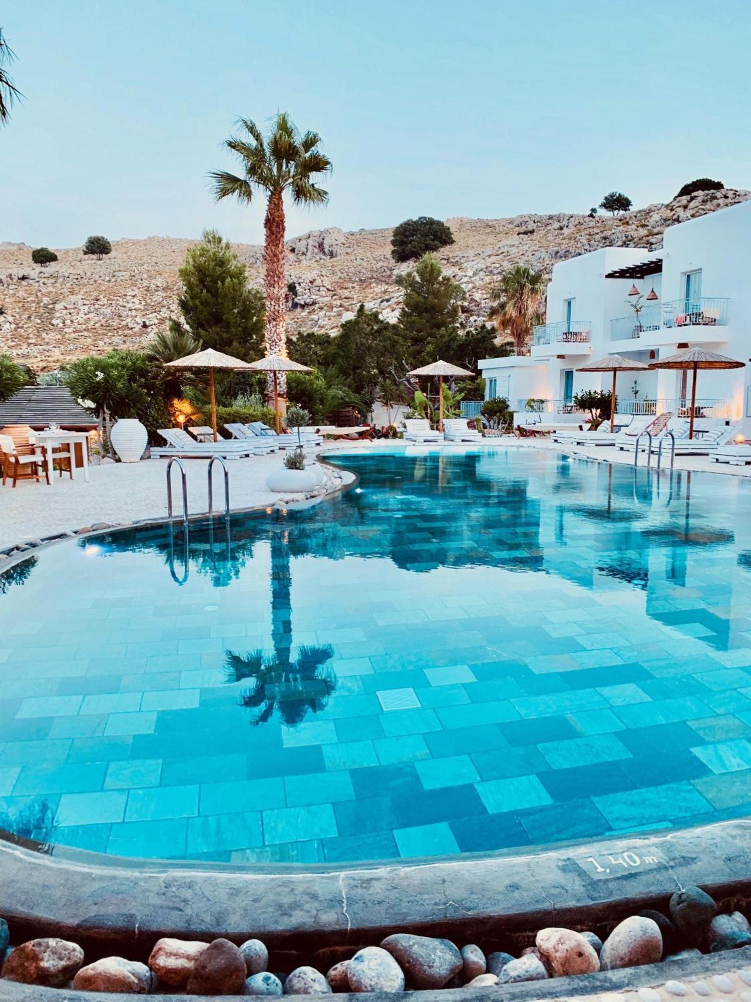 Caesars Gardens Hotel & Spa - Adults Only ลินดอส ภายนอก รูปภาพ